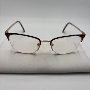 VOGUE VO 4144-B 5078 51-18-135mm Maroon/Gold Eyeglasses Frame #D147